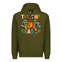 Army Green Tis' the season Premium Hoodie - texasbilliewilder