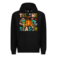 Black Tis' the season Premium Hoodie - texasbilliewilder