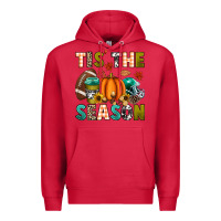 Cardinal Tis' the season Premium Hoodie - texasbilliewilder