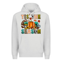 Dove Grey Tis' the season Premium Hoodie - texasbilliewilder