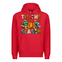 Red Tis' the season Premium Hoodie - texasbilliewilder