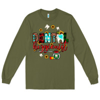 Army Green Christmas dental hygienist Long Sleeve Tee - JahusDesignShop