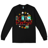 Black Christmas dental hygienist Long Sleeve Tee - JahusDesignShop