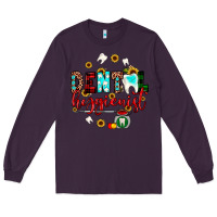 Plum Christmas dental hygienist Long Sleeve Tee - JahusDesignShop