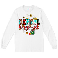 White Christmas dental hygienist Long Sleeve Tee - JahusDesignShop