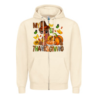 Sandshell my first thanksgiving bbs Zipper Hoodie - BundleAndBundleShop