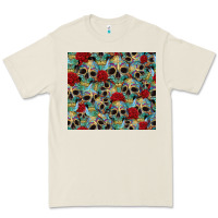 Bone sugar skulls roses tumbler 3 Premium Tee - CTS Tumbler Store
