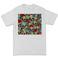 Sugar Skulls Roses Tumbler 3 Premium Tee | Teevron