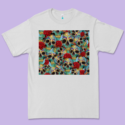 Sugar Skulls Roses Tumbler 3 Premium Tee Designed By Cts Tumbler Store