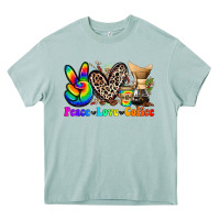 Arona peace love  coffee Heavy Core Tee - Zillion Design Studio