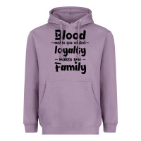 Lavender Blood Makes You Related Makes You Family Heavyweight Hoodie - Bettercallsaul