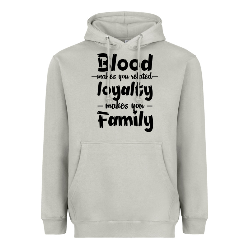 Blood Makes You Related Makes You Family Heavyweight Hoodie by Bettercallsaul | Teevron