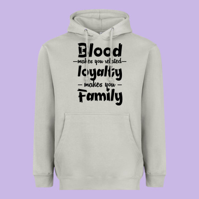 Blood Makes You Related Makes You Family Heavyweight Hoodie Designed By Bettercallsaul