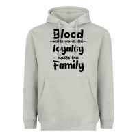 Moon Dust Blood Makes You Related Makes You Family Heavyweight Hoodie - Bettercallsaul