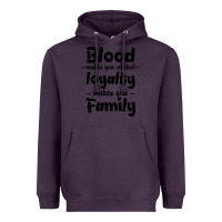 Plum Blood Makes You Related Makes You Family Heavyweight Hoodie - Bettercallsaul