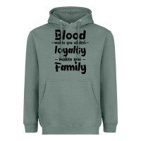 Sage Blood Makes You Related Makes You Family Heavyweight Hoodie - Bettercallsaul