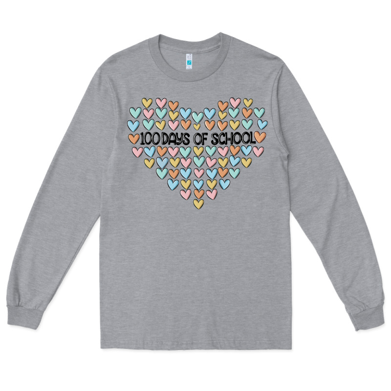 100 Days Of School Long Sleeve Tee by MaliasSmallBusiness | Teevron