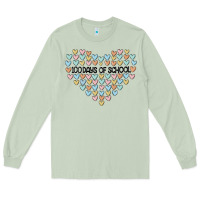 Matcha 100 days of school Long Sleeve Tee - MaliasSmallBusiness