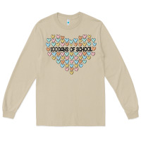 Mushroom 100 days of school Long Sleeve Tee - MaliasSmallBusiness