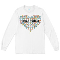 White 100 days of school Long Sleeve Tee - MaliasSmallBusiness