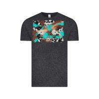 Vintage Black western cowhide turquoise and wood background Vintage Tee - Artiststas