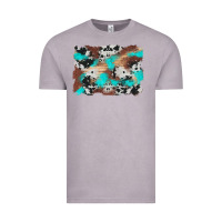 Vintage Zinc western cowhide turquoise and wood background Vintage Tee - Artiststas