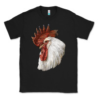 Black Leghorn Rooster Head Classic Tee - LillyAllenDesigns