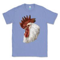 Colony Blue Leghorn Rooster Head Classic Tee - LillyAllenDesigns