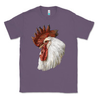 Lavender Leghorn Rooster Head Classic Tee - LillyAllenDesigns