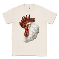 Natural Leghorn Rooster Head Classic Tee - LillyAllenDesigns