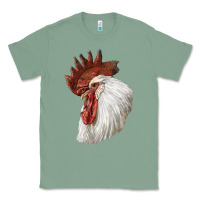 Sage Leghorn Rooster Head Classic Tee - LillyAllenDesigns