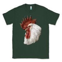 Leghorn Rooster Head Classic Tee | Teevron