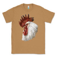 Toasted Coconut Leghorn Rooster Head Classic Tee - LillyAllenDesigns