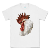 White Leghorn Rooster Head Classic Tee - LillyAllenDesigns