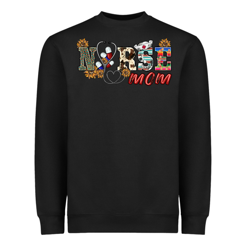 Western Nurse Mom Heavyweight Sweatshirt by BarkalooDesign | Teevron