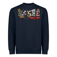 Navy western nurse mom Heavyweight Sweatshirt - BarkalooDesign