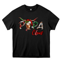 Black papa claus Heavy Core Tee - RanaPortraitStore