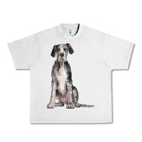 Lunar Rock Great Dane Dog Urban Heavy Tee - LillyAllenDesigns