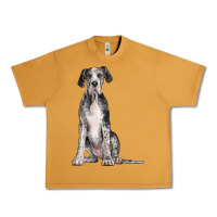 Peanut Butter Great Dane Dog Urban Heavy Tee - LillyAllenDesigns