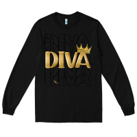 Black diva Long Sleeve Tee - MaliasSmallBusiness