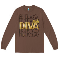 Chestnut diva Long Sleeve Tee - MaliasSmallBusiness