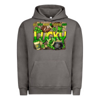 Pigment Tornado All you need is coffee and lucky St. Patrick's Urban Hoodie - HowdyJamesFarm