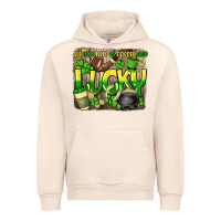 Sandshell All you need is coffee and lucky St. Patrick's Urban Hoodie - HowdyJamesFarm