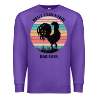 Purple Best Clucking Dad Ever Premium Sweatshirt - Bettercallsaul