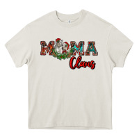 Cream mama claus Heavy Core Tee - RanaPortraitStore