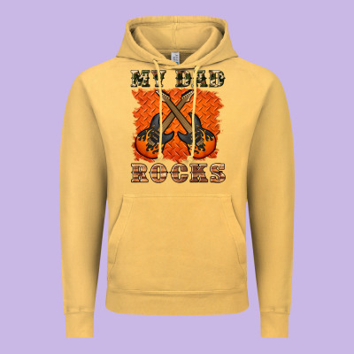 My Dad Rock Vintage Hoodie Designed By Artiststas