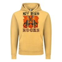 Vintage Mustard my dad rock Vintage Hoodie - Artiststas