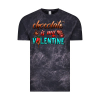 Cloud Black chocolate is my valentine Vintage Tee - AdoDesignShop