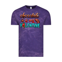 Cloud Purple chocolate is my valentine Vintage Tee - AdoDesignShop