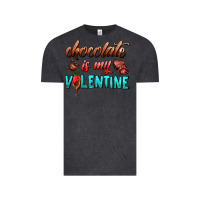 Vintage Black chocolate is my valentine Vintage Tee - AdoDesignShop